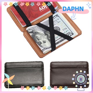 DAPHS กระเป๋าใส่เหรียญ แบบหนัง ขนาดเล็ก สามารถพับได้