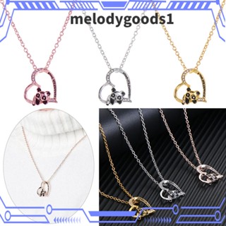 Melodygoods1 สร้อยคอ แพนด้า น่ารัก รัก เครื่องประดับ ของขวัญ สําหรับผู้หญิง