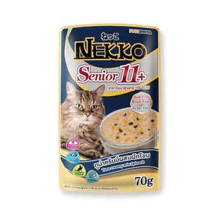 Nekko เน็กโกะ [ยกโหล 12 ซอง] อาหารเปียกแมว ครบสูตร ขนาด 70g