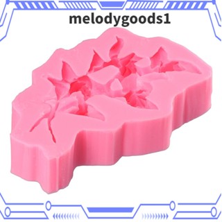 MELODYGOODS1 แม่พิมพ์ซิลิโคน รูปช่อดอกกุหลาบแห้ง 3D สําหรับทําเครื่องประดับ ฟองดองท์