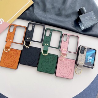 เคสโทรศัพท์มือถือ ฝาพับ พร้อมแหวนขาตั้ง หรูหรา สําหรับ OPPO Find N2 N2Flip