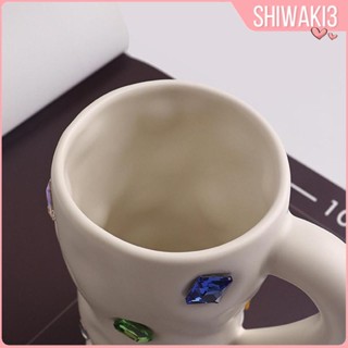 [Shiwaki3] แก้วกาแฟเซรามิค พอร์ซเลน พร้อมหูจับ ของขวัญ สําหรับบ้าน ออฟฟิศ แฟนสาว