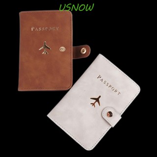 Usnow เคสกระเป๋าใส่หนังสือเดินทาง บัตรเครดิต ID เอกสาร หนัง PU