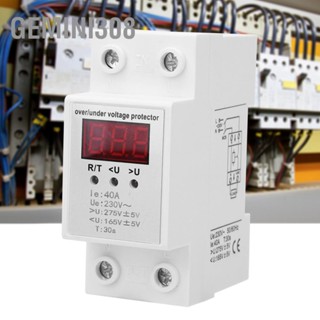 Gemini308 Berm ตัวป้องกันแรงดันไฟฟ้า ใต้ / เหนือ Bems1-40A 230V 40A
