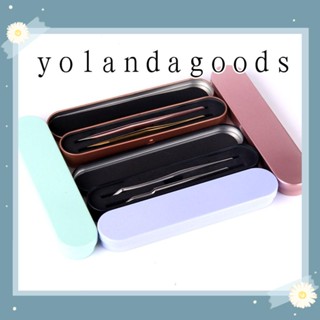 YOLA กล่องเก็บปากกา แหนบ อลูมิเนียม คุณภาพสูง มี 6 สี