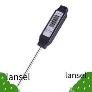 LANSEL เครื่องวัดอุณหภูมิทําอาหาร ดิจิทัล ขนาดเล็ก กันน้ํา -58 ถึง 572°F / -50 ถึง 300°C สแตนเลส ABS สําหรับอุปกรณ์ครัว