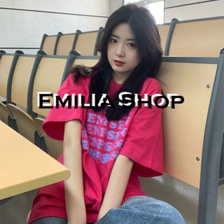 EMILIA SHOP  เสื้อยืด ครอป เสื้อยืดผู้หญิง  คุณภาพสูง Trendy fashion Unique A99J20W 36Z230909