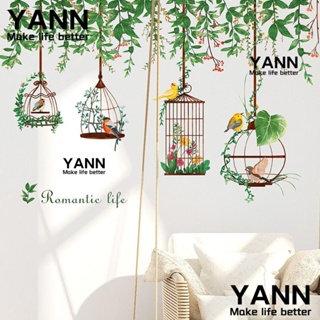 Yann1 สติกเกอร์ติดผนัง มีกาวในตัว ใช้ซ้ําได้ สําหรับตกแต่งบ้าน ห้องนอน