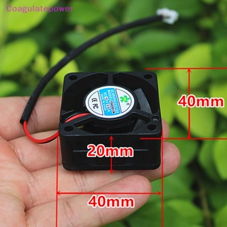 Coa พัดลมระบายความร้อนไฟฟ้า DC 12v 4020 ขนาดเล็ก เสียงเงียบ และใหญ่