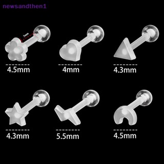 Newsandthen1 1 ชิ้น ใส มองไม่เห็น อะคริลิค หู กระดูก เล็บ เกลียว ต่างหูสตั๊ด สําหรับผู้หญิง ปาร์ตี้ เครื่องประดับ ของขวัญ ดี