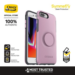 Otterbox เคสนาก + เคสโทรศัพท์ รุ่น Symmetry สําหรับ iPhone 7 Plus / iPhone 8 Plus พร้อมฝาครอบป้องกัน - สีชมพู