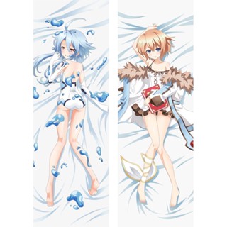 ปลอกหมอน ลายอนิเมะ Choujigen Game Neptune Heart Blanc Dakimakura ขนาด 50x150 ซม. สีขาว