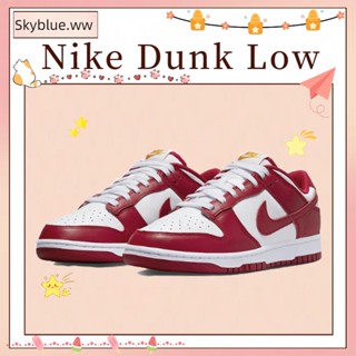 Sneakers Nike Dunk Low Retro "Gym Red"ของแท้100%