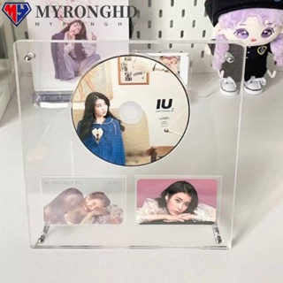 Myronghd ขาตั้งอะคริลิค 3 นิ้ว สําหรับวางการ์ดรูปภาพ ซีดี และการ์ด