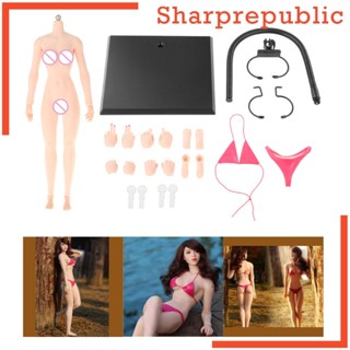 [Sharprepublic] ตุ๊กตาฟิกเกอร์สเตนเลส รูปโครงกระดูก สเกล 1/6 ยืดหยุ่นมาก ของเล่นสะสม