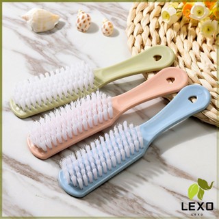 LEXO แปรงขัดรองเท้า แปรงพลาสติกอเนกประสงค์ แปรงทำความสะอาด คละสี แปรงทำความสะอาด Small Brush