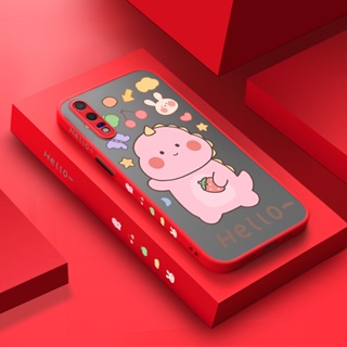 สําหรับ Huawei P20 P20 Pro เคสการ์ตูน ซุกซน ลายลิตเติ้ลมอนสเตอร์ ขอบสี่เหลี่ยม ดีไซน์ใหม่ กันกระแทก ฝ้า ใส เคสโทรศัพท์แข็ง