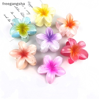 [FREG] กิ๊บติดผม ลายดอกไม้ ขนาดใหญ่ สไตล์ฮาวาย หนา อุปกรณ์เสริมผม FDH