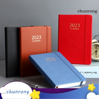 Chunrong Agenda Planner สมุดโน้ต แพลนเนอร์ ขนาด A5 เขียนลื่น ติดทนนาน สําหรับจดบันทึกรายสัปดาห์