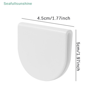 Seaf&gt; คลิปหนีบผ้าม่าน ป้องกันการกระเด็น สําหรับห้องน้ํา ห้องครัว 4 ชิ้น ต่อชุด