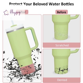 &lt;Happybay&gt; ปลอกซิลิโคน ป้องกันถ้วย สําหรับ Stanley Quencher Adventure 40oz Tumbler พร้อมมือจับ และ Stanley IceFlow 20oz 30oz ลดราคา