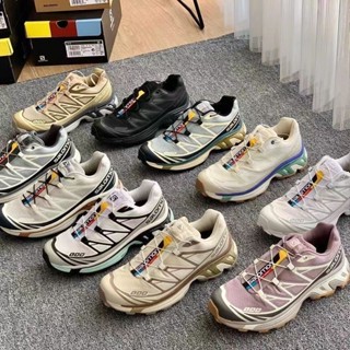 [พร้อมส่ง] Newsalomon XT6 XT GANSO Gray Haze สีฟ้า ขาว ดํา สําหรับปีนเขา วิ่งจ๊อกกิ้ง 2023
