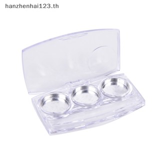 Hanhai พาเลทอายแชโดว์ บลัชออน 3 ช่อง แบบพกพา TH