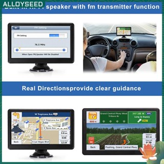 ✥เมล็ดพันธุ์อัลลอย✥【คุณภาพสูง】เครื่องนําทาง Gps ในรถยนต์ HD 7 นิ้ว ลําโพงในตัว GPS เครื่องนําทาง USB TF Sat Nav Australia North America แผนที่ยุโรป เตือนด้วยเสียง