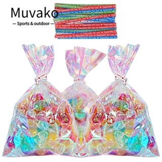 Muvako ถุงพลาสติกใส่ขนม คุกกี้ บิสกิต ขนมหวาน 4x6 นิ้ว 200 ชิ้น