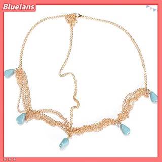 Bluelans มงกุฎคาดศีรษะ มงกุฎ โซ่ สไตล์โบฮีเมียน สําหรับผู้หญิง