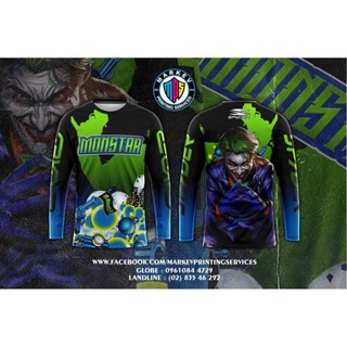 เสื้อกีฬาแขนยาว ลาย joker monstar spyder full sublimation สําหรับขี่จักรยาน