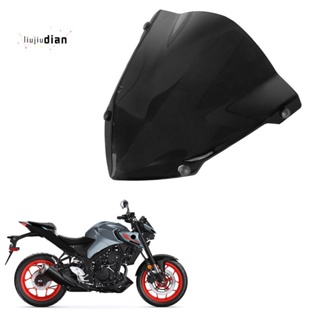 แผ่นเบี่ยงลมรถจักรยานยนต์ พร้อมตัวยึด สีดํา สําหรับ Yamaha MT03 MT 03 MT25 MT 25 2020 2021