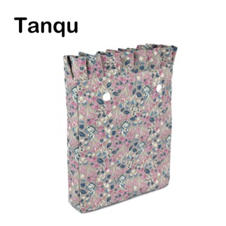 Tanqu Tela กระเป๋าผ้าใบ แต่งจับจีบ กันน้ํา สีสันสดใส สําหรับ O CHIC