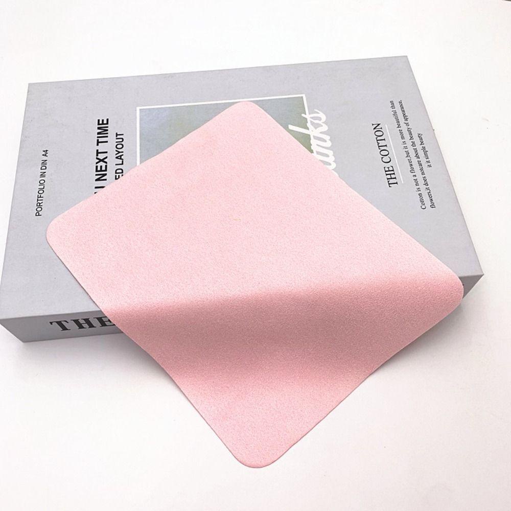 Cabeza ผ้าเช็ดแว่นตา หนังนิ่ม สีพื้น แบบพกพา ไมโครไฟเบอร์ ทําความสะอาดเลนส์โทรศัพท์ โทรศัพท์ แว่นตา ทําความสะอาดคอมพิวเตอร์