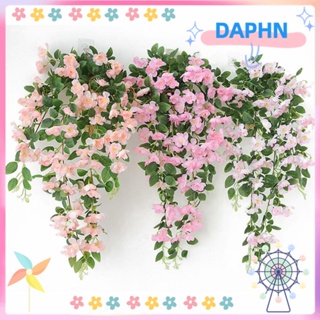 Daphs ช่อดอกเชอร์รี่ประดิษฐ์ หวาย 10 กิ่ง สําหรับแขวนตกแต่งผนังบ้าน ปาร์ตี้