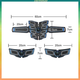 [Chiwanji1] เข็มขัดออกกําลังกายหน้าท้องไฟฟ้า หน้าจอ LED ปรับได้ สําหรับผู้ชาย ผู้หญิง ฟิตเนส ออฟฟิศ