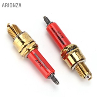 ARIONZA 2 ชิ้นหัวเทียนจุดระเบิดเหมาะสำหรับ 50cc 90cc 110cc 125cc 140cc 150cc 160cc Pit Dirt Bike รถจักรยานยนต์ ATV