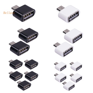 Au อะแดปเตอร์แปลงสายเคเบิล Micro USB 2.0 เป็น USB OTG สําหรับเมาส์ คีย์บอร์ด [Bellare.th]