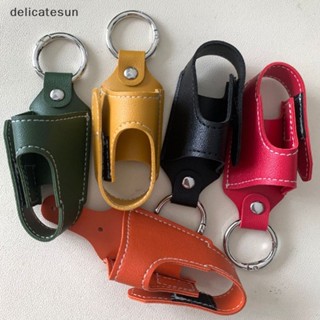 Delicatesun เคสหนัง PU พร้อมหัวเข็มขัดโลหะ น้ําหนักเบา สําหรับเครื่องช่วยหายใจ เดินทาง ไปโรงเรียน เดินป่า น้ําหนักเบา