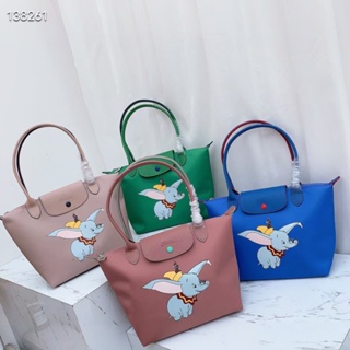 【PROMO 2023 New limited edition 】 longchamp Le Pliage กระเป๋าสะพายไหล่ หูหิ้วยาว ขนาดใหญ่ 1515 1899