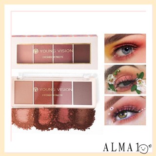 Alma อายแชโดว์พาเลท สี่สี เนื้อแมตต์ ติดทนนาน