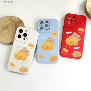 OPPO Reno 8Z 7Z 4F 5G เคสออปโป้ สำหรับ Cheese Bear เคส เคสโทรศัพท์