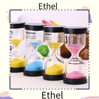 Ethel1 นาฬิกาทรายจับเวลา เด็ก โปรดปราน ตกแต่งบ้าน ฐานพลาสติก แปรงสีฟัน จับเวลาอาบน้ํา