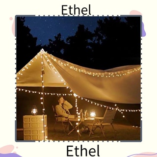 Ethel1 สายไฟ Led ยาว 10 เมตร ใช้แบตเตอรี่ กันน้ํา สําหรับตั้งแคมป์กลางแจ้ง