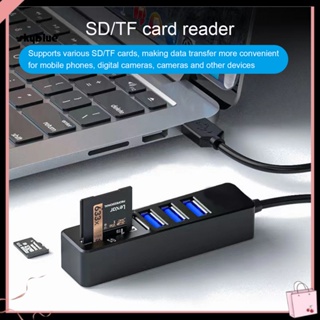 [Sy] ฮับ USB 20 องศา 5-in-1 อเนกประสงค์ ความเร็วสูง แบบพกพา สําหรับแล็ปท็อป การ์ด SD TF