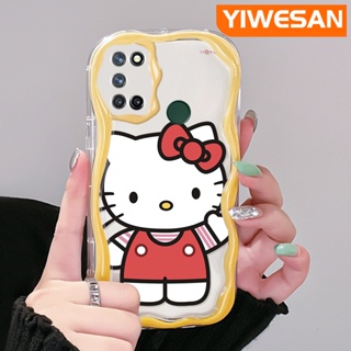 เคสโทรศัพท์มือถือแบบนิ่ม ใส กันกระแทก ลายการ์ตูนเฮลโลคิตตี้น่ารัก สีสันสดใส สําหรับ Realme 7 Pro 7i C17 Narzo 20 Pro