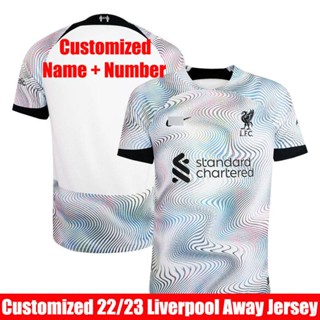 เสื้อกีฬาแขนสั้น ลายทีมชาติฟุตบอล LFC 22-23 ชุดเยือน