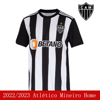 เสื้อกีฬาแขนสั้น ลายทีมชาติฟุตบอล Atletico Mineiro 2022-2023 ชุดเหย้า สําหรับผู้ชาย และผู้หญิง