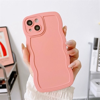 เคสโทรศัพท์มือถือ ซิลิโคน กันกระแทก สีพื้น สําหรับ iphone 11 12mini 13mini 14promax 7 8G 7 8plus xs xr xsmax