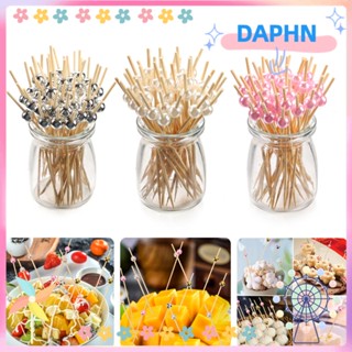 Daphs ปิ๊กค็อกเทล ประดับไข่มุก อุปกรณ์งานเทศกาล ปาร์ตี้ งานแต่งงาน ผลไม้